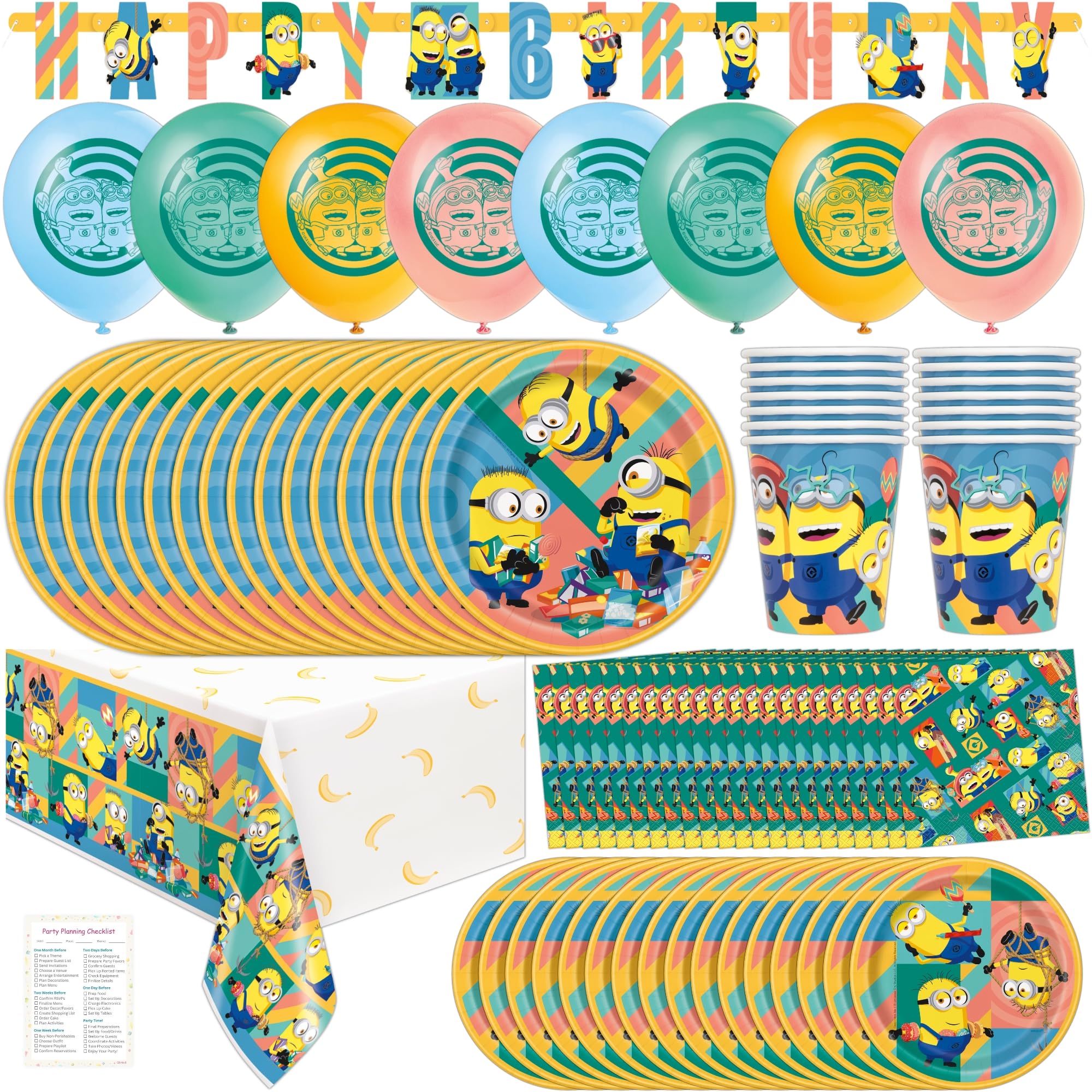 Amazon.com: Unique Minions Birthday Party Decorations - Minions